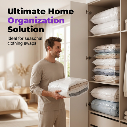 ⏳Time-Limited Special⏰Buy 2 Get 1 Free✨🧺 Instantly Free Up Closet Space – Press & Compress Storage Bags