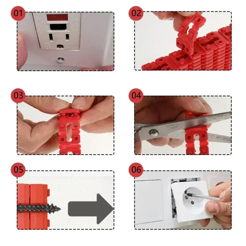 🔧 50% OFF NOW!🧱 Outlet Spacers for Electrical Box – Adjustable, Secure & Non-Conductive – DIY Electrical Essential 🛡️