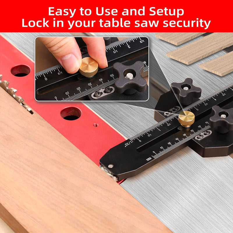 Thin Rip Table Saw Jig