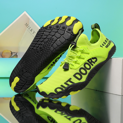 🏃‍♂️ 37% OFF!! 💧 Unisex Lightweight Quick-Drying Sports Shoes – Barefoot Feel, Slip-Resistant Sole & Drainage System 🌊