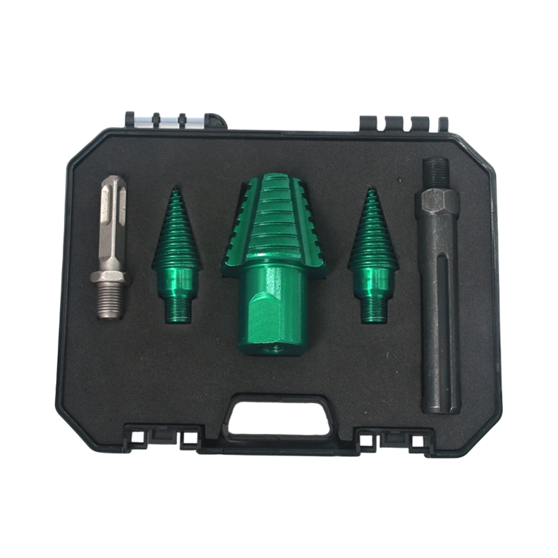 Heavy-Duty Firewood Splitting Drill Bit Set