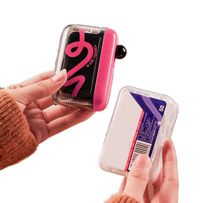 🦷✨Automatic Pop-Up Dental Floss Storage Dispenser，Just Press & Pop, Hygienic Storage. Great Gift For Oral Care Lovers! 💝😁✅