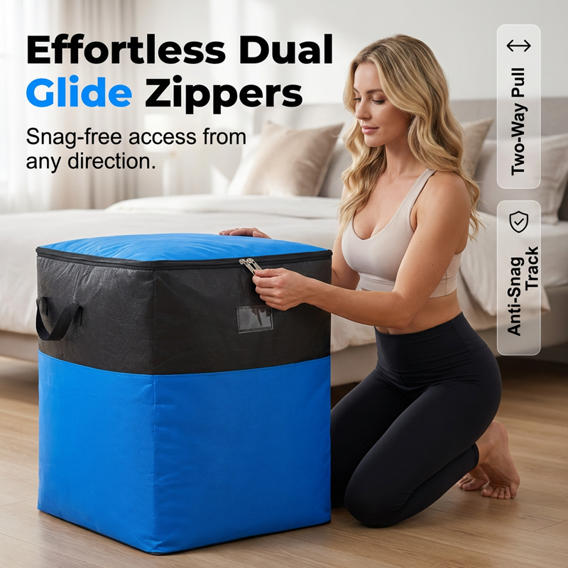📦Buy 2 Get 1 Free NOW! 🧳 Collapsible Storage and Moving Bag – Heavy-duty handles & zippered closure 🏠