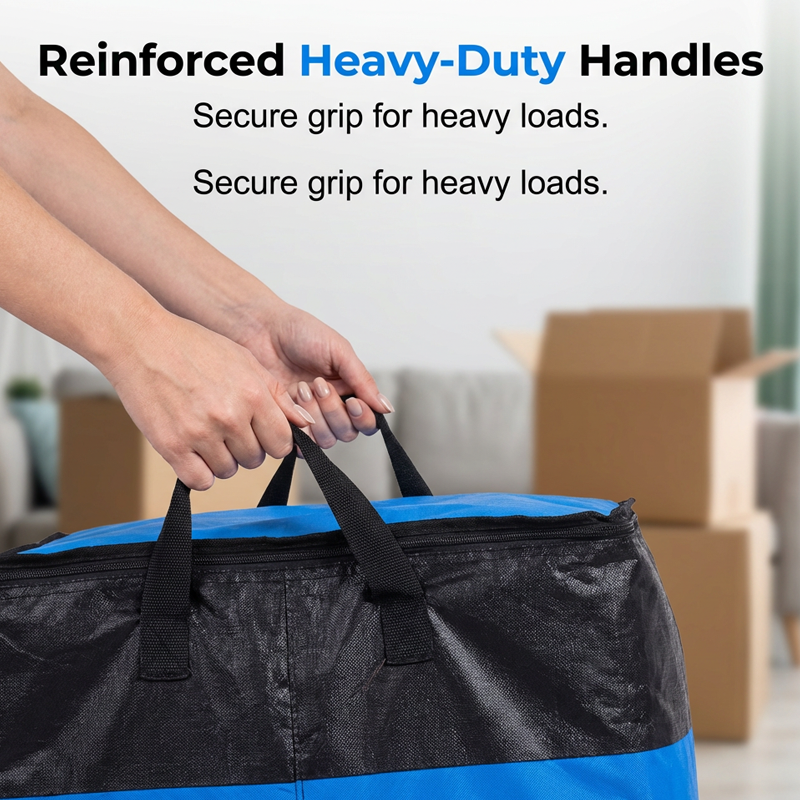 📦Buy 2 Get 1 Free NOW! 🧳 Collapsible Storage and Moving Bag – Heavy-duty handles & zippered closure 🏠
