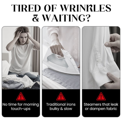 👚⚡Foldable Handheld Steamer with 180° Rotating Handle💥
