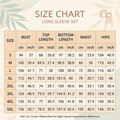Women's Long Sleeve Blouse & Wide-Leg Pants Set