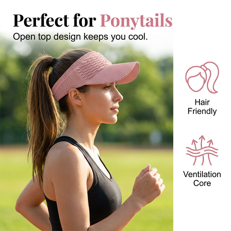 🕶️🌊🍹 LIMITED-TIME 50% OFF! Chic Knit Sun Visor Hat – Lightweight & Airy, Adds a Sporty Touch to Any Outfit – Ideal for Poolside Lounging, Beach Vacations or Outdoor Brunch 👙👗
