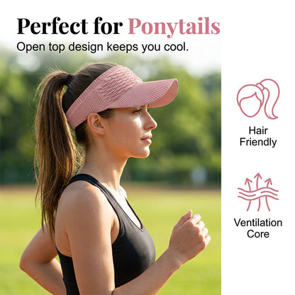 🕶️🌊🍹 LIMITED-TIME 50% OFF! Chic Knit Sun Visor Hat – Lightweight & Airy, Adds a Sporty Touch to Any Outfit – Ideal for Poolside Lounging, Beach Vacations or Outdoor Brunch 👙👗
