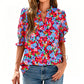 ⏳Time-Limited Special⏰Women’s Casual Floral Short Sleeve Shirt