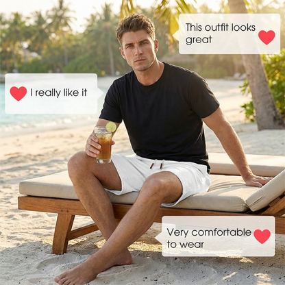 🩳 LIMITED-TIME 50% OFF! ✨ Men's Waffle Knit Shorts – Breathable, Drawstring, Casual Comfort 🧇