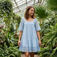 Women's Square Neck Smocked Dress