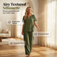 👕Plus Size Women's Casual Long Sleeve Shirt & Loose Pants Set