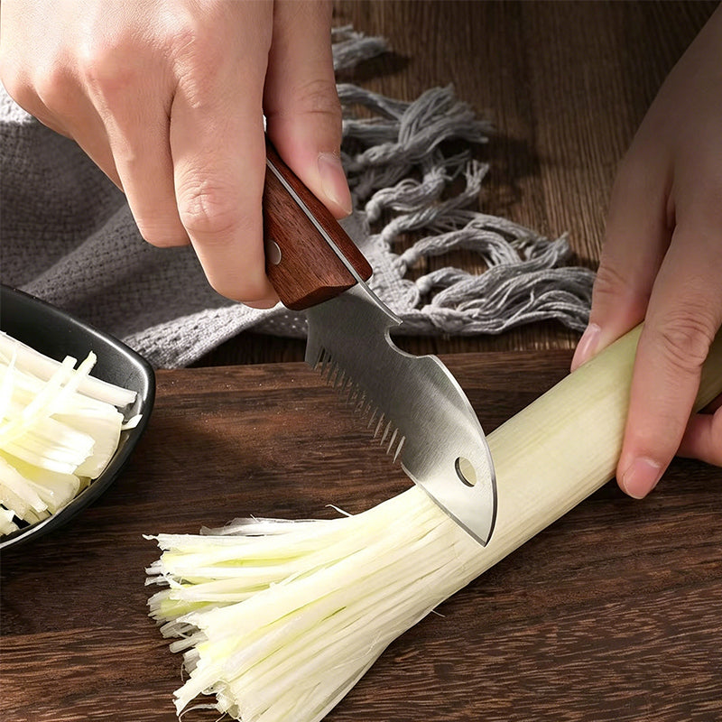 ⏳Limited-time 50% off⏰Multi-Functional Green Onion Slicer & Shredding Knife🔪