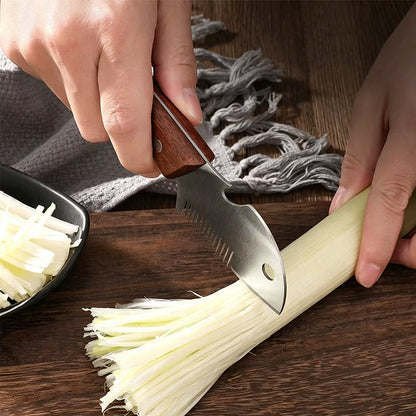 ⏳Limited-time 50% off⏰Multi-Functional Green Onion Slicer & Shredding Knife🔪