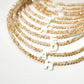 Romantic Initial Beaded Choker Necklace