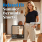 Women's Casual Drawstring Bermuda Shorts