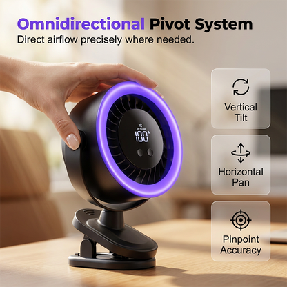 USB Powered Wall-Mountable Small Personal Fan