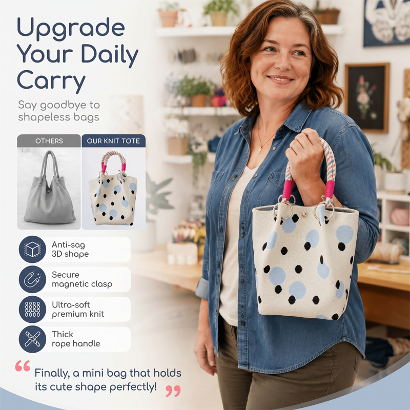 Cute Polka Dot Handbag for Women