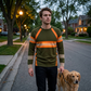 💥 Men's Casual Contrast Stripe Long Sleeve Top – Color-block & premium blend – Crew neck, lightweight – perfect for layering or stand-alone style ✨