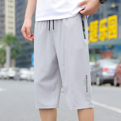 📢📢42% OFF !! ⏰Men's Lightweight Quick Dry Athletic Cropped Pants