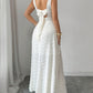 👗New Arrival🔥Women's Sleeveless Square Neck Split Maxi Dress