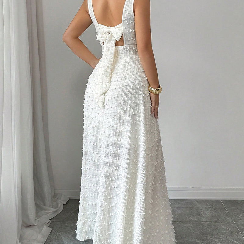 👗New Arrival🔥Women's Sleeveless Square Neck Split Maxi Dress
