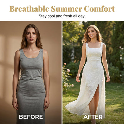👗New Arrival🔥Women's Sleeveless Square Neck Split Maxi Dress