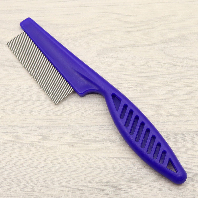 Flea-removal comb for pets