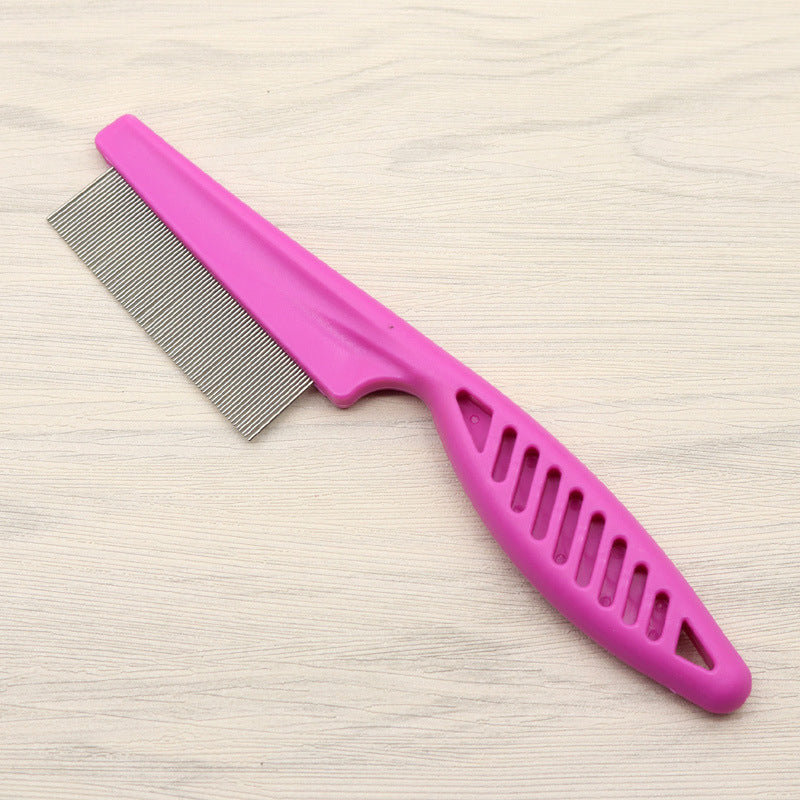 Flea-removal comb for pets