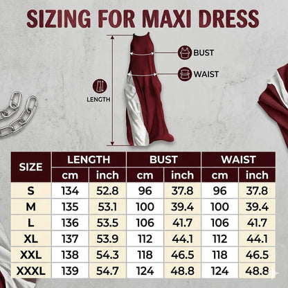 Women's Flowy Sleeveless Colorblock Maxi Dress