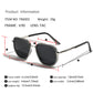 Geometric Frame Double Beam Polarized Sunglasses