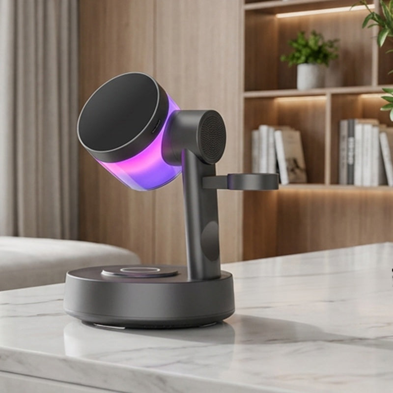 3-in-1 Magnetic Wireless Charging Stand &Speaker