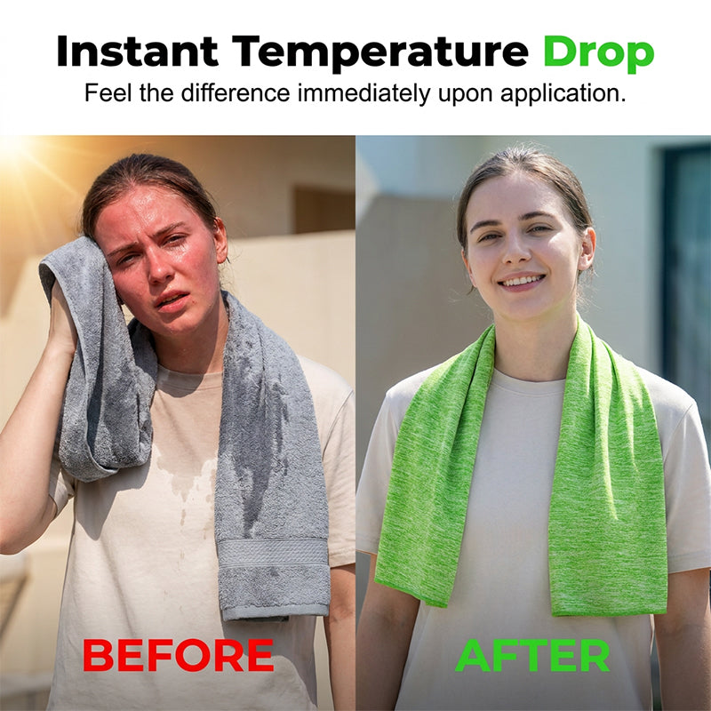 Instant Cooling Towel for Sports & Fitness