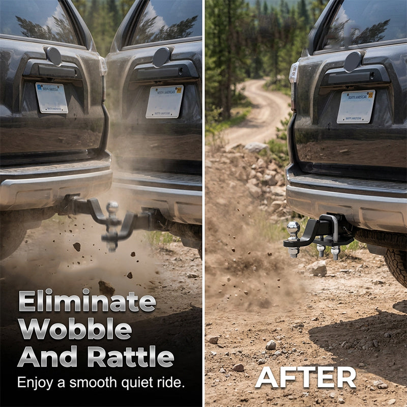 🔥 50% OFF TODAY! Heavy-Duty Anti-Rattle Hitch Tightener – No More Wobble, No More Noise!