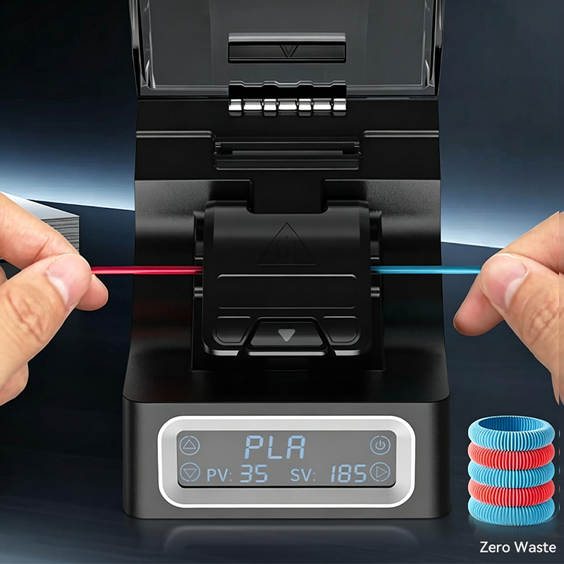 Portable 3D Printer Filament Connector