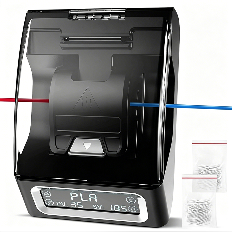 Portable 3D Printer Filament Connector