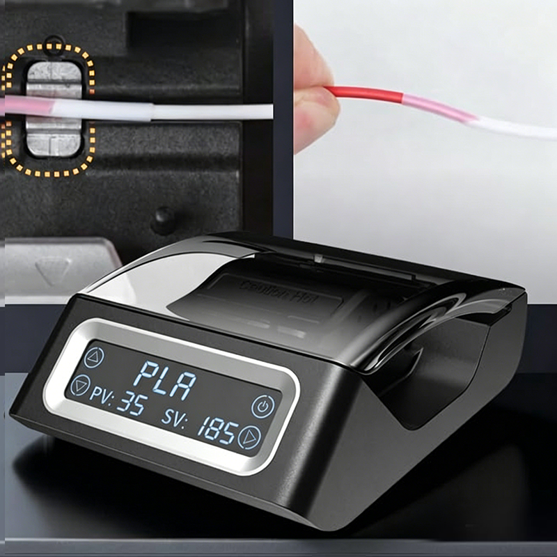 Portable 3D Printer Filament Connector