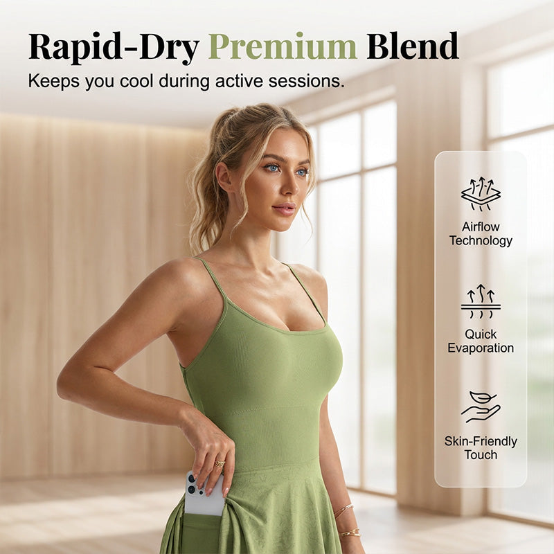 Women's Crisscross Back Sport Dress