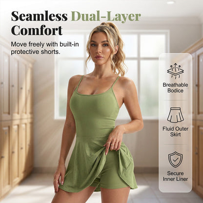 Women's Crisscross Back Sport Dress