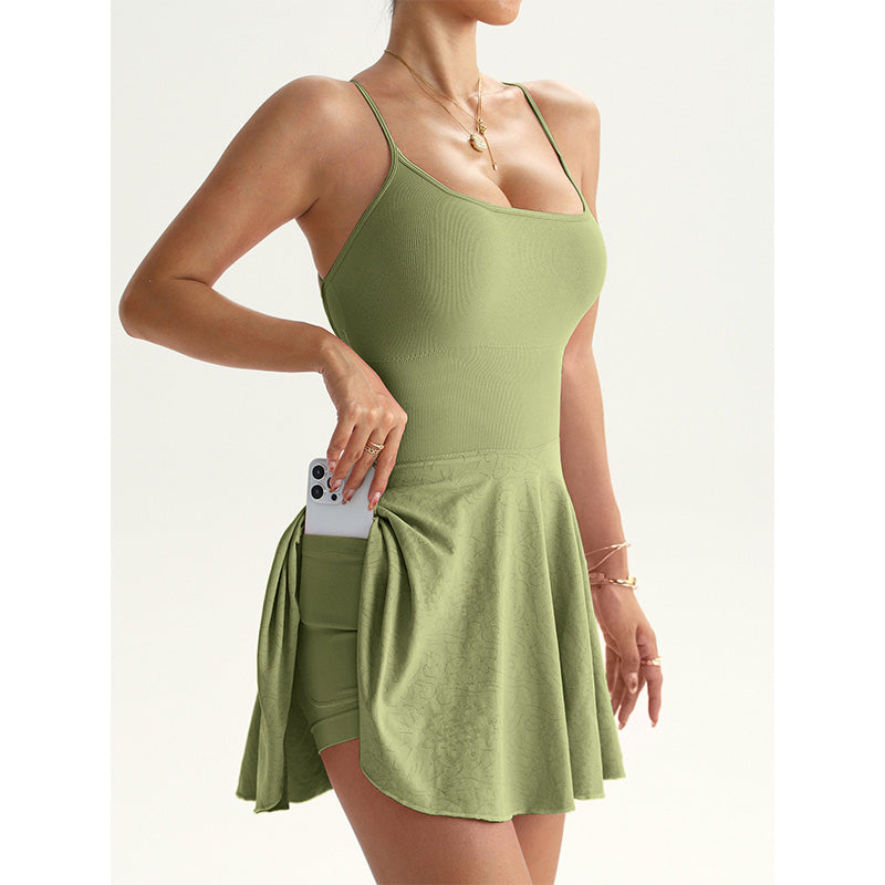 Women's Crisscross Back Sport Dress