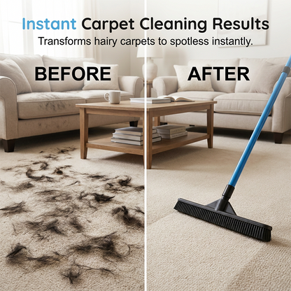 🏆LAST DAY SALE 57% OFF🔥Pet Hair Removal Rubber Broom