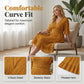 Women's V-Neck Ruffle Dress