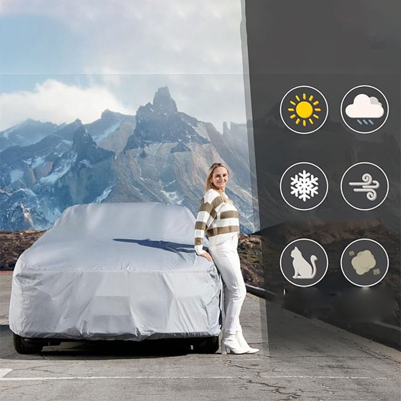 Car Cover For All Weather, Dustproof & Sunproof & Rainproof