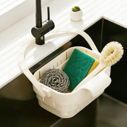 Collapsible Faucet-Hanging Sink Strainer Basket
