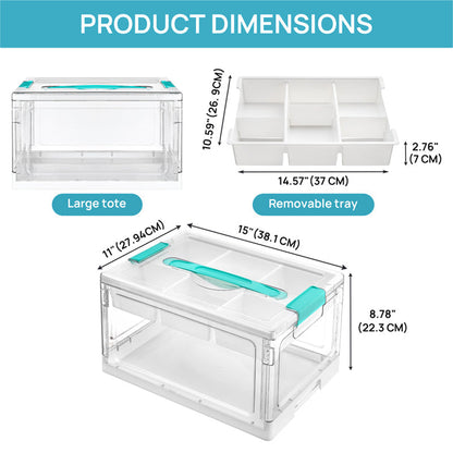 📦 See-Through Bins ✨｜Find Toys Instantly, Stay Clutter-Free