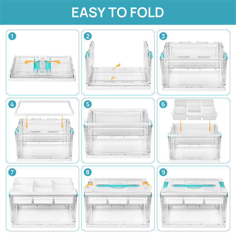 📦 See-Through Bins ✨｜Find Toys Instantly, Stay Clutter-Free
