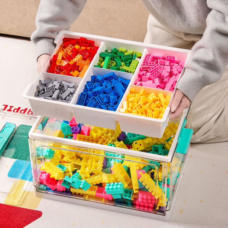📦 See-Through Bins ✨｜Find Toys Instantly, Stay Clutter-Free