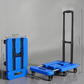 Foldable Utility Cart with Telescopic Handle and Smooth Wheels