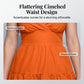 Women V Neck Ruffle Strap Summer Dress A Line Tiered Party Mini Dress
