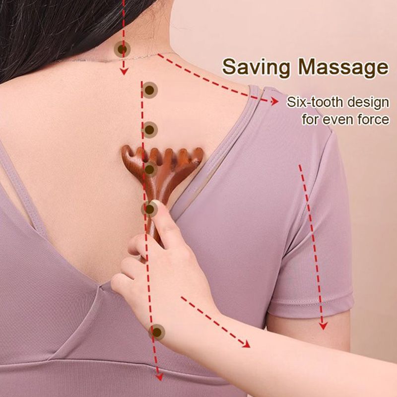 🔥 BUY 1 GET 1 FREE! ✨Six-claw Meridian Massage Comb🌿💆‍♀️